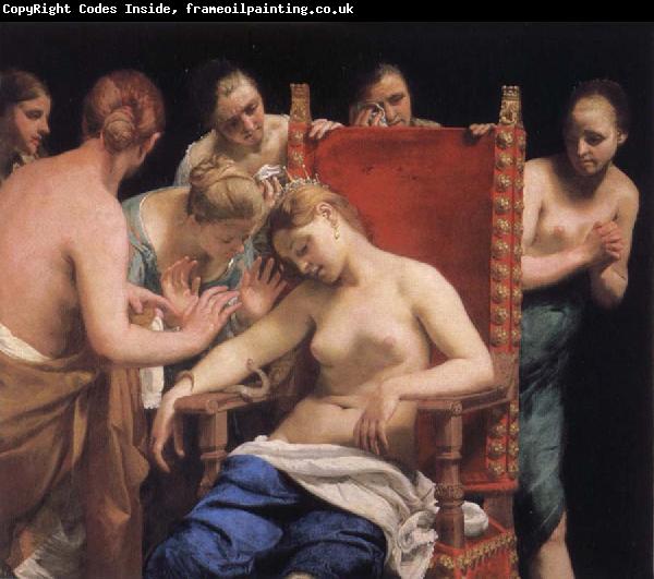 Guido Cagnacci Suicied of Cleopatra